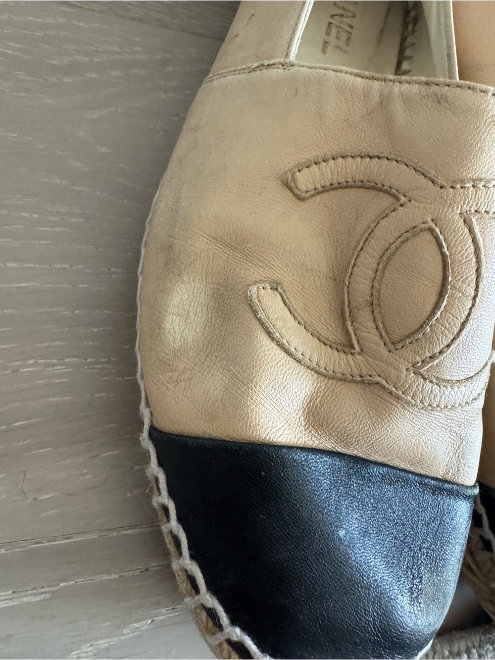 CHANEL  Espadrille Loafers 2 tone - Picture 8 of 16
